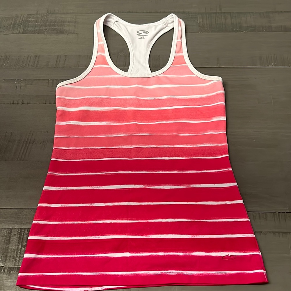 Pink workout top